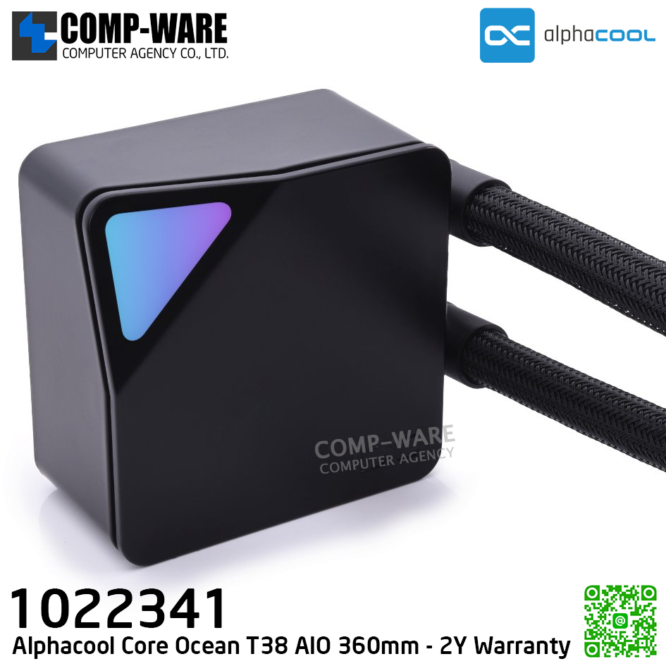 Alphacool Core Ocean T38 AIO 360mm - LIQUID COOLER - 1022341 - 2Y Warranty