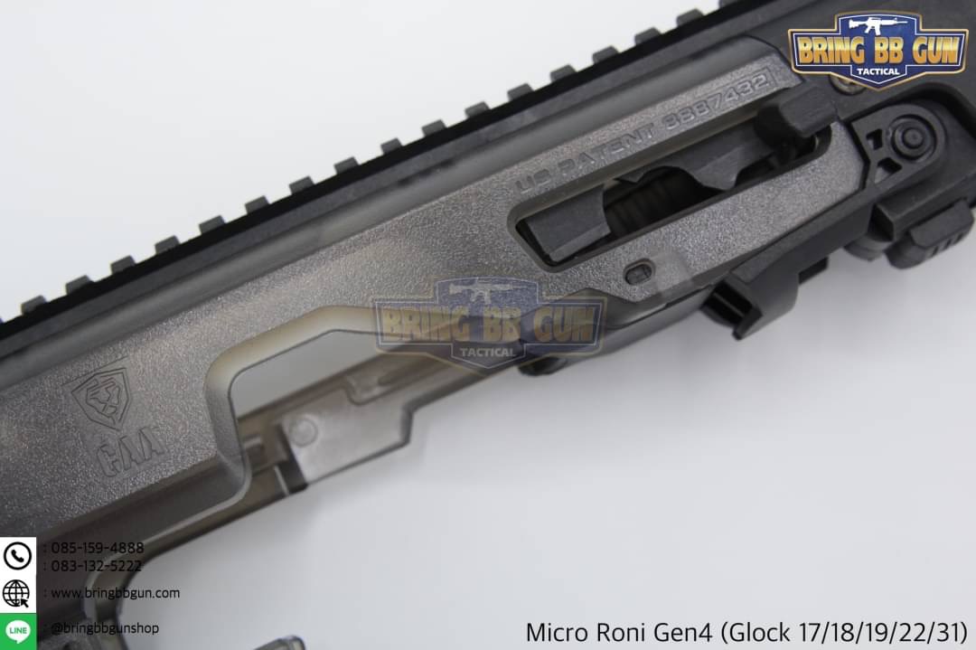ชุดประกอบปืนสั้น Micro Roni Gen4 สำหรับปืนGlock17/18/19/22/31 (Toy Version)