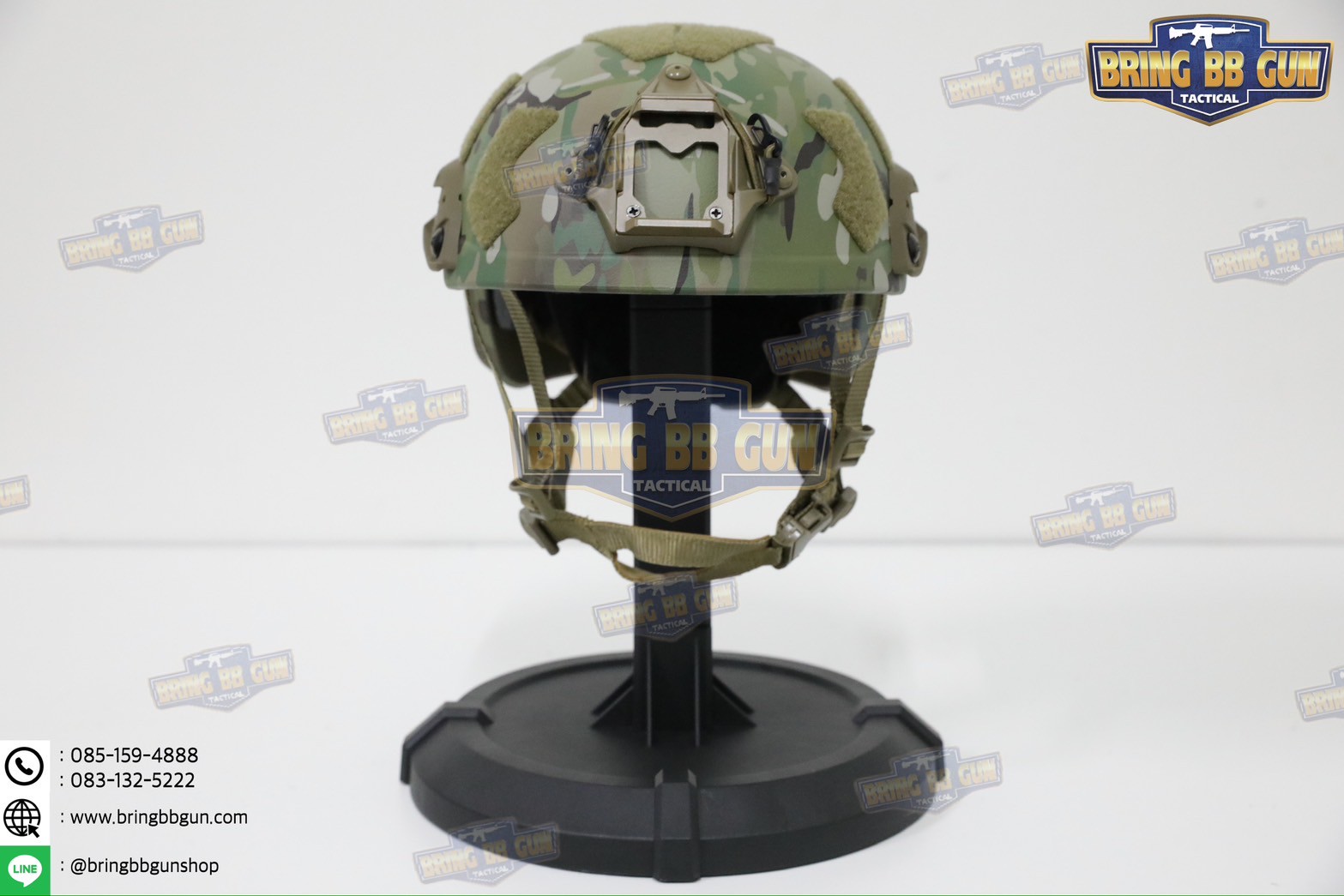 แท่นวางหมวก-เสื้อเวส-เข็มขัด (เสาแขวนหมวก-เสื้อเวส-เข็มขัด) (ที่แขวนอเนกประสงค์) (Equipment Display Stand)