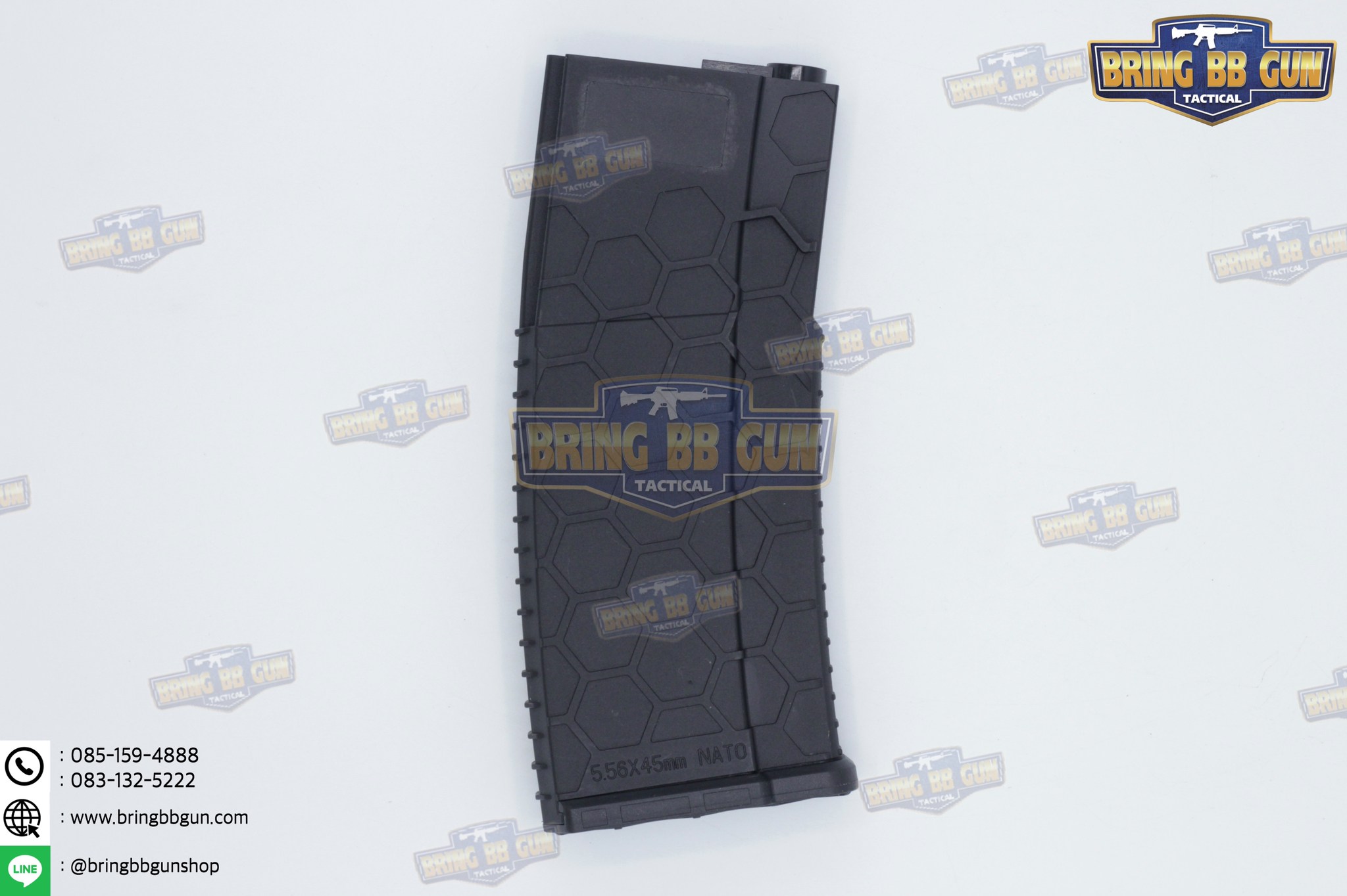 แม็กกาซีน M4 แบบstand(ไม่ต้องปั่น) ทรง Hex Mag (ทรง รังผึ้ง) (Hex Mag Mid-cap magazine)