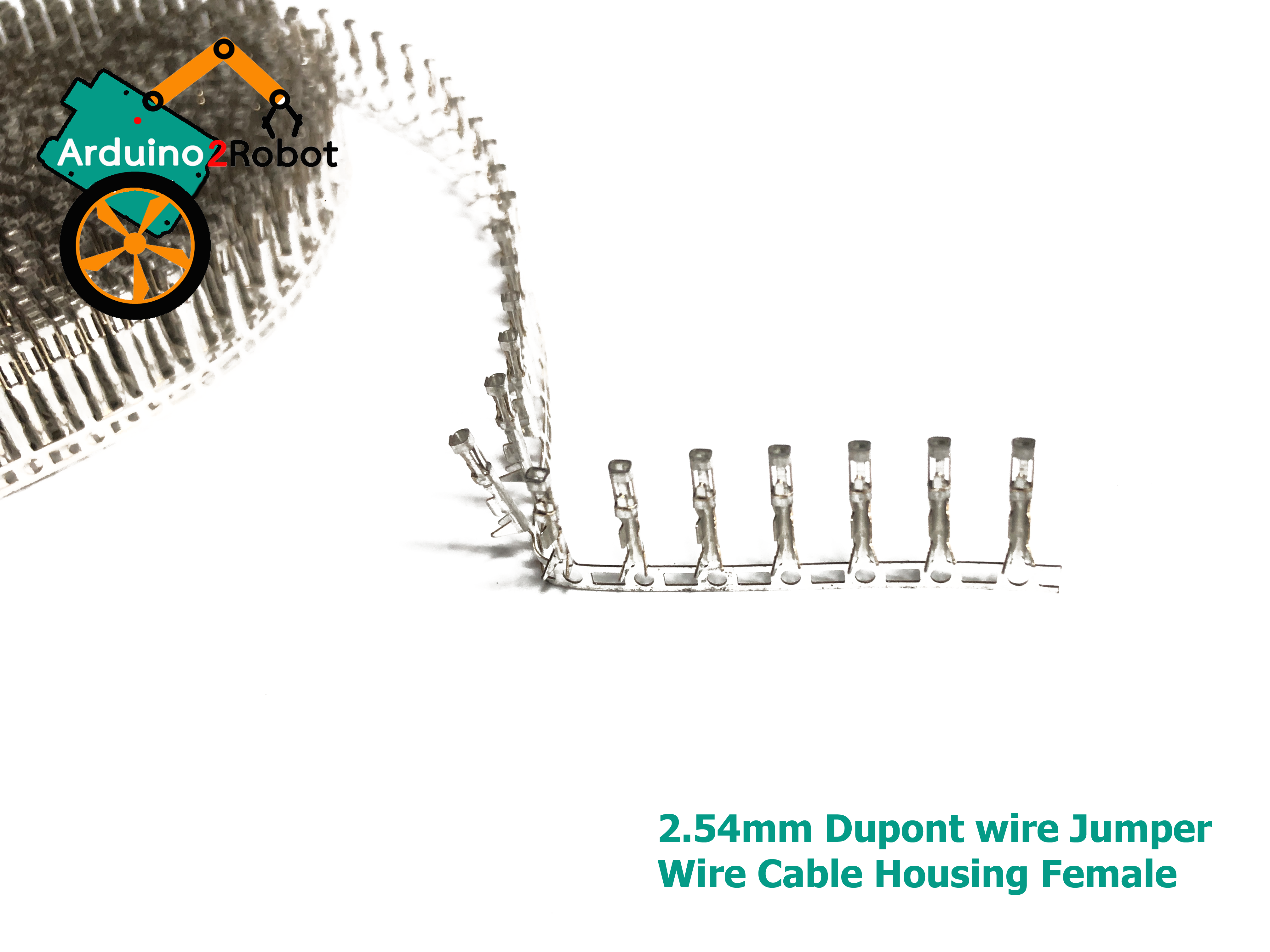 2.54mm Dupont wire Jumper Wire Cable Housing Female Pin Header Connector Terminal (ชุดละ 20 ชิ้น)