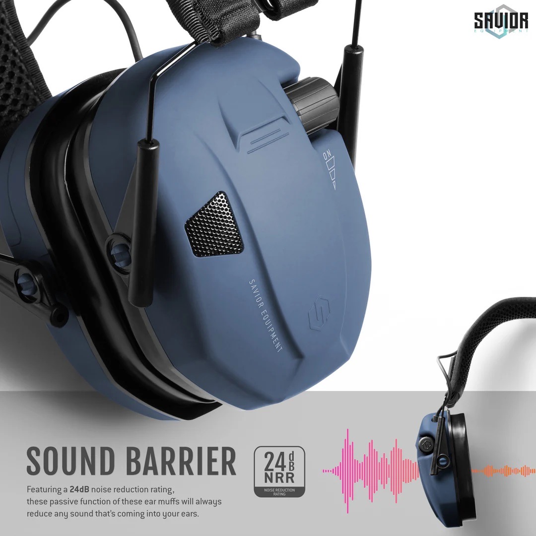 หูฟังตัดเสียง ตอนยิงปืน SAVIOR APOLLO - ELECTRONIC SOUND SUPPRESSORS