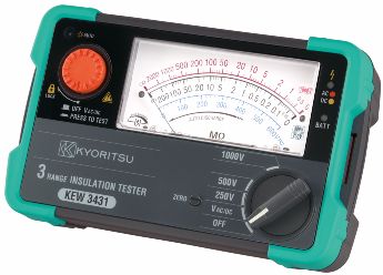 KYORITSU KEW 3431 Analogue Insulation Testers onebanmor