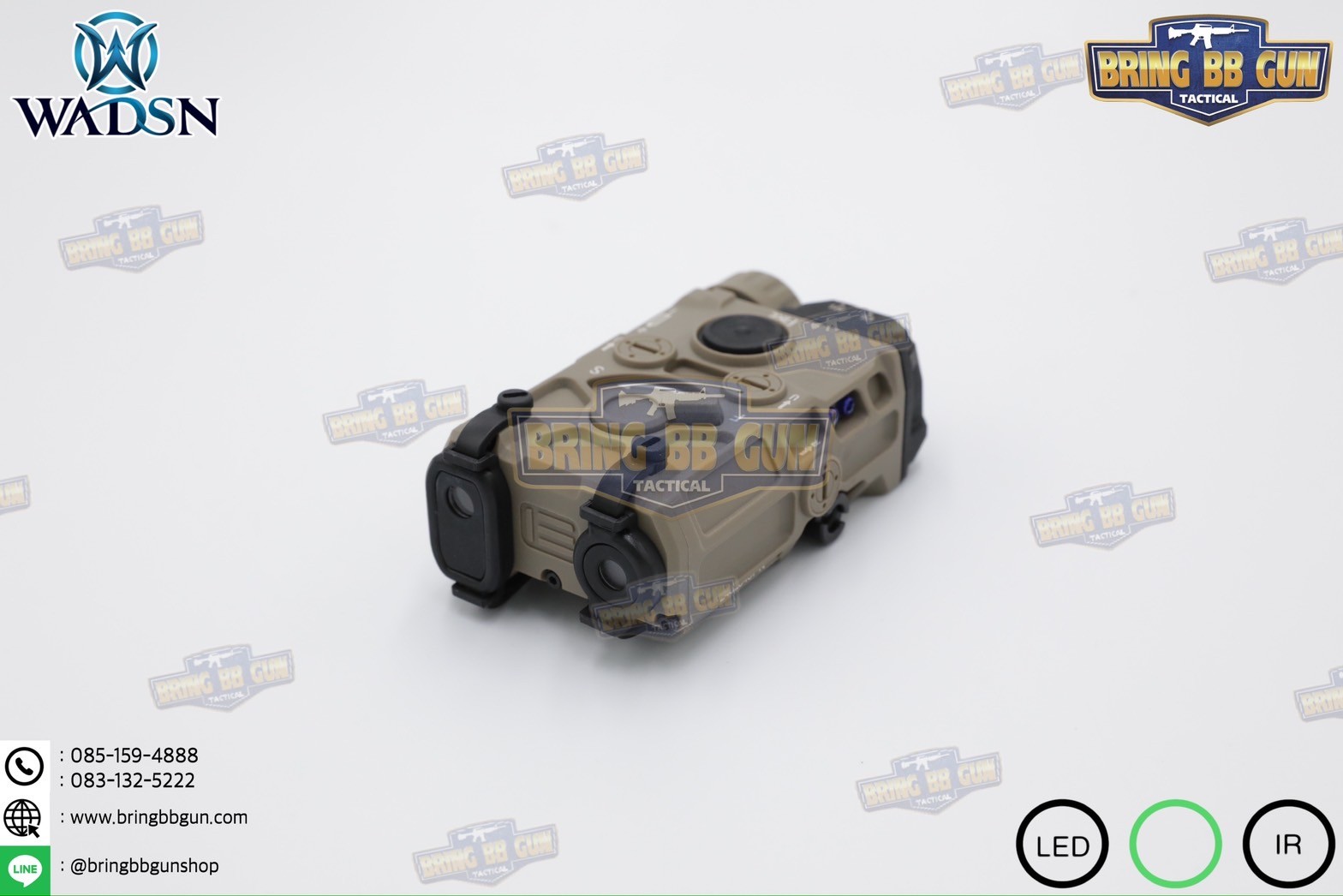 กล่อง Eo-tech OGL ยี่ห้อ WADSN รุ่น พลาสติก (เลเซอร์ชี้เป้าสีเขียว) (OGL) (EOTECH OGL) (ON-GUN-LASER)