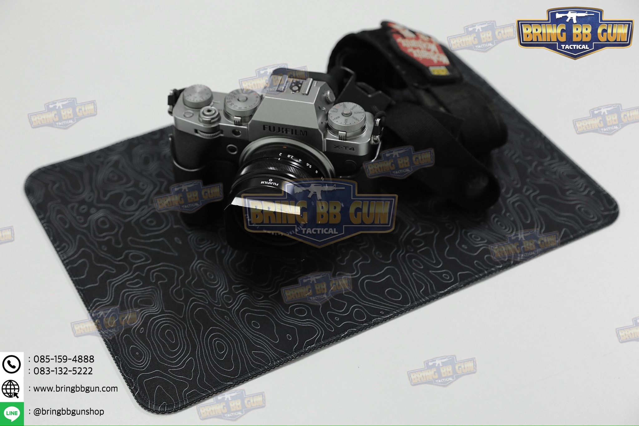 แผ่นยางรองอเนกประสงค์ ลายแผนที่เส้นชันความสูง แผ่นรองเม้าส์ (Topographic Map Camo Mouse Pad) (Mouse Pad) (Contour Map)