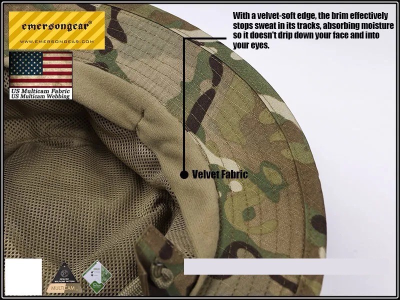 หมวกปีกกลม (ปีกสั้น) ยี่ห้อ Emerson (Tactical Short Brim Boonie Hat) (Boonie Hat)