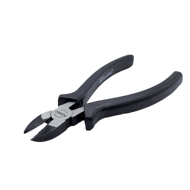 คีมตัดปากแหลมด้ามทแยงมุม แบบอเมริกัน 8 นิ้ว | AK-8053 | ASAKI