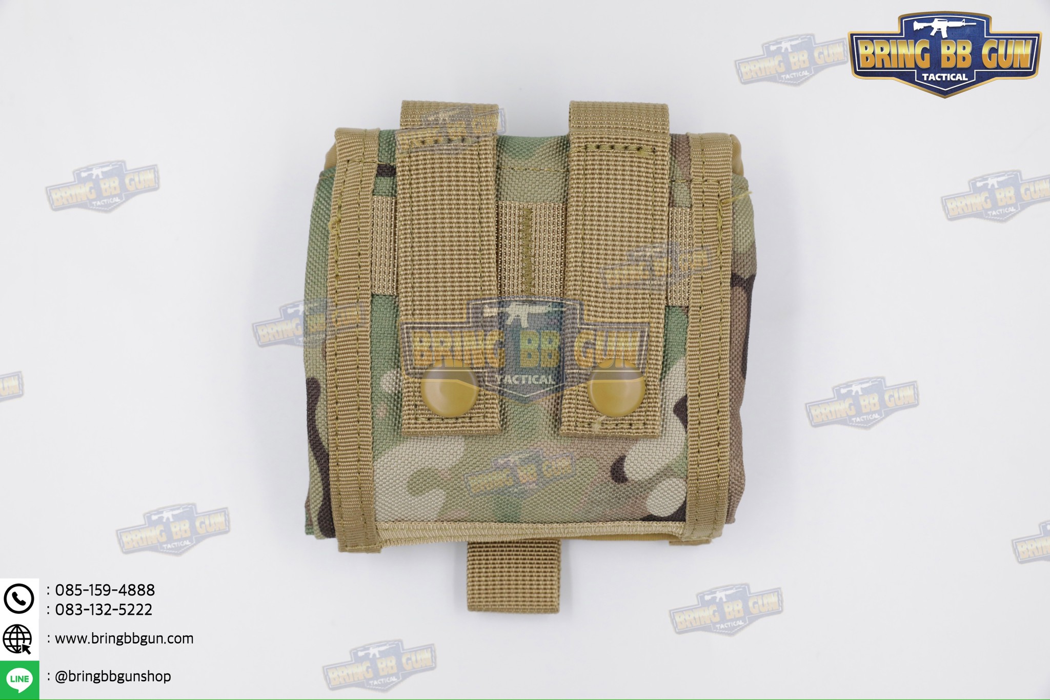 ถุงทิ้งแม็กกาซีนแบบพับได้ B01 (ถุงเก็บอุปกรณ์) (Tactical Storage Bag) (Folding Magazine Recycling Bags) (Drop Pouch) (Dump Pouch)