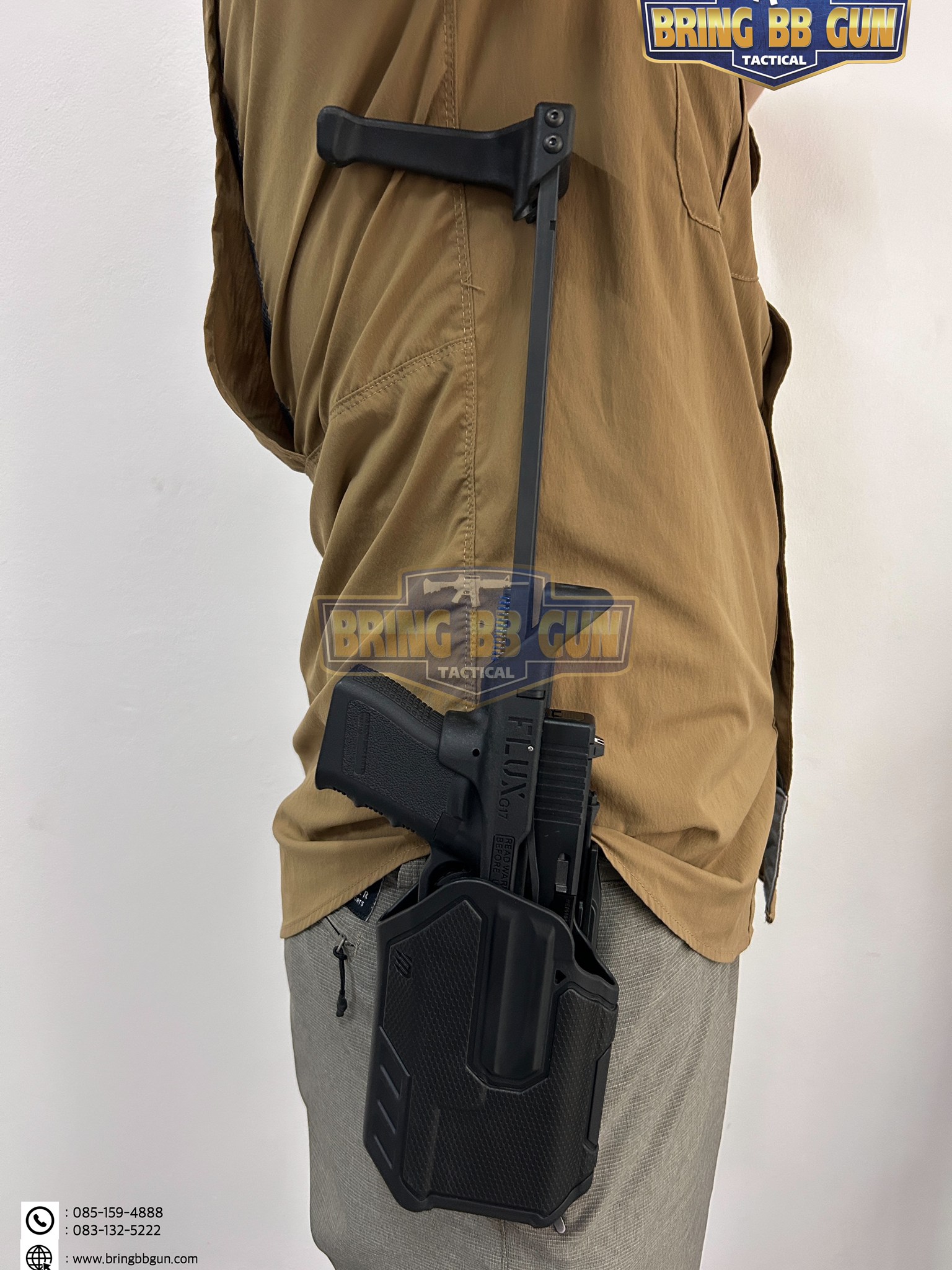 ซองปืนพกนอกปลดนิ้วโป้ง Black Hawk รุ่น Omnivore (Omnivore Multifit Holsters) (ซองปืน+ไฟฉาย)