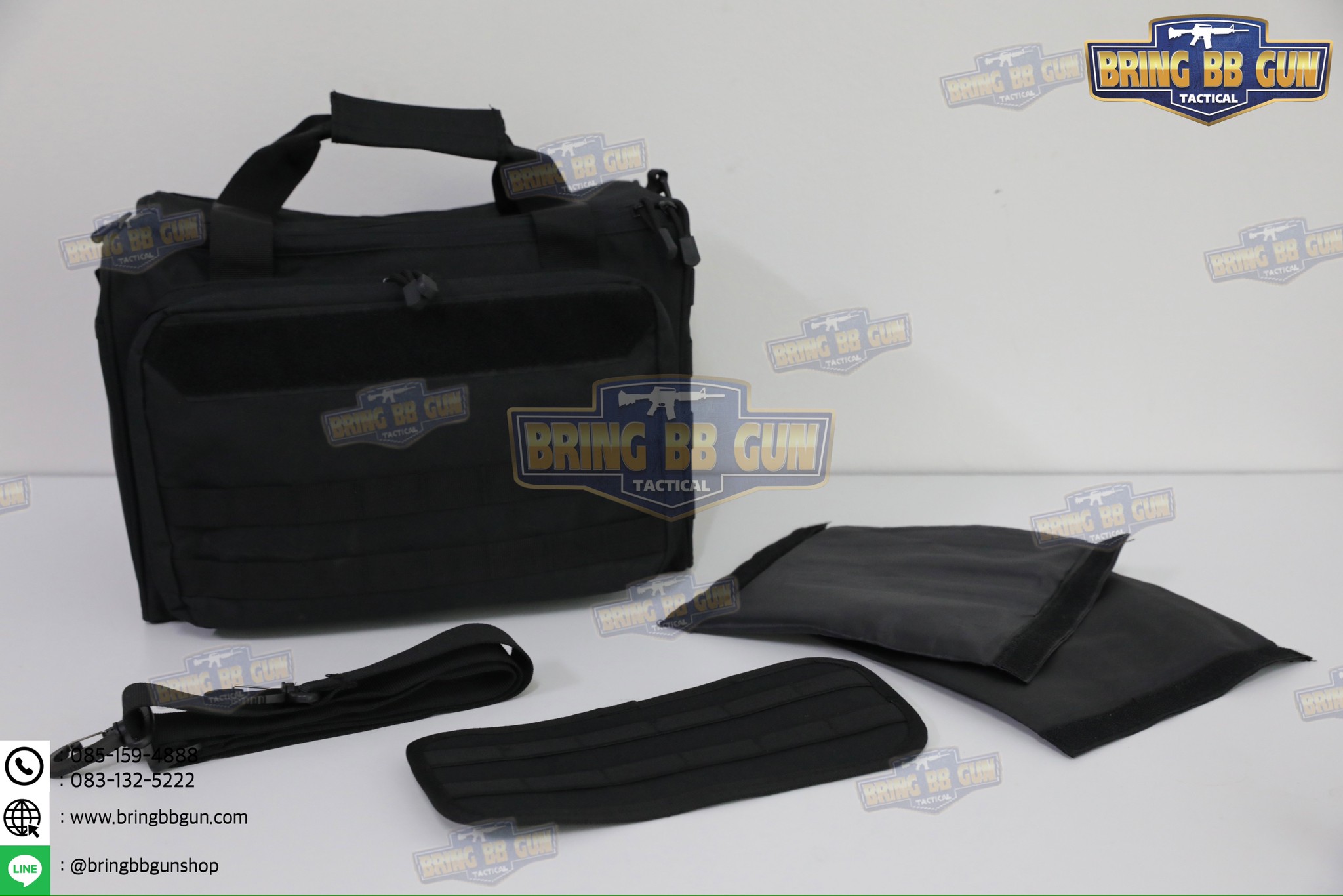 กระเป๋าเก็บอุปกรณ์ (กระเป๋าอเนกประสงค์ สำหรับยิงปืน) (กระเป๋าสำหรับนักแข่งยิงปืน) (กระเป๋าเก็บอุปกรณ์+แม็กกาซีนปืนสั้น) (Range Bag) (IPSC Range Bag Tactical Shooting Gun Bags)