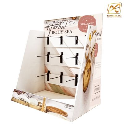 ชั้นวางสินค้าตั้งโต๊ะ TB03 ขนาด30x20x35 ซม. วัสดุพลาสวูดหนา 5 มม. พร้อมงานพิมพ์ (ไม่รวมขอแขวน ) (สั่งขั้นต่ำ 5 ชิ้น)