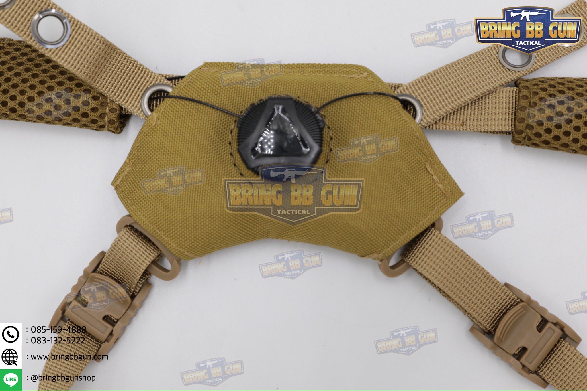 สายรัดคางปรับได้ ทรง EXFIL 3.0 (Exfil Helmet Boltless FIT Retention System) (EXFIL Tactical Helmet Suspension Hanging Strap BOA System Strap) (Team Wendy)