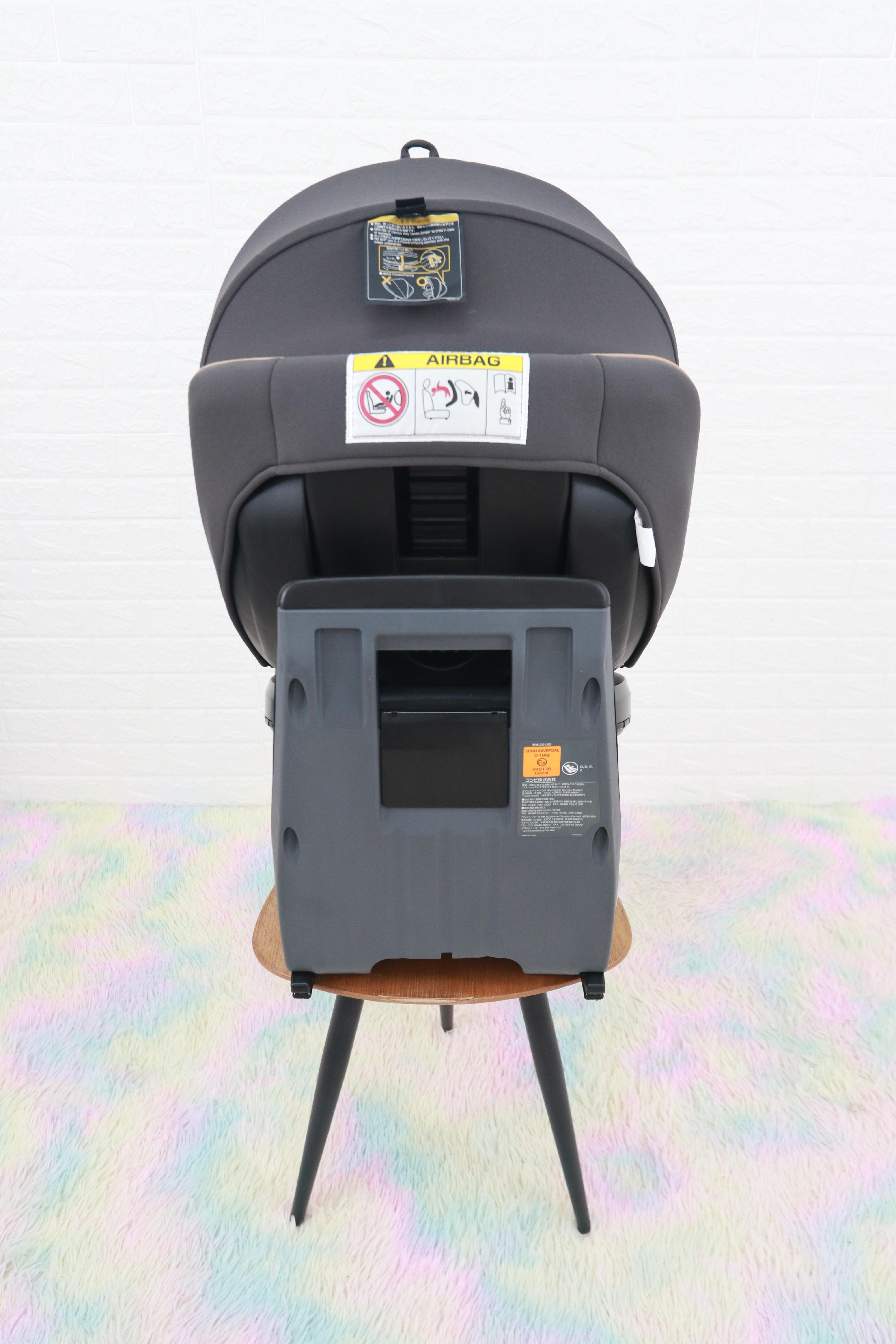 [สินค้าฝากขาย] คาร์ซีทมือสอง Combi Culmove Smart ISOFIX Egg Shock JL-590 Dark Grey