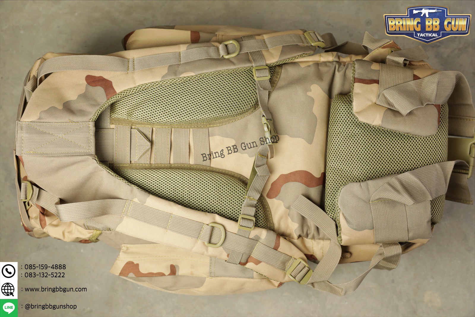 กระเป๋าเป้ รุ่นโครงเหล็ก