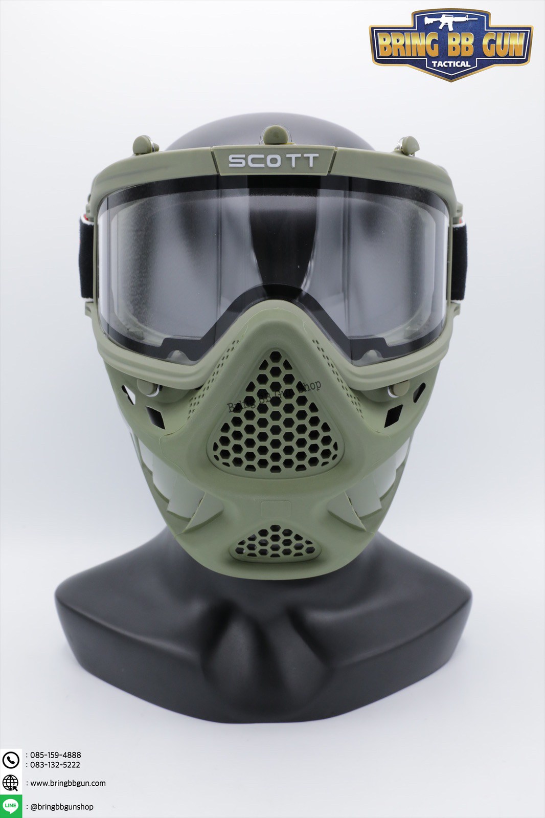 หน้ากาก Scott Mask เจน2 (รุ่นเลนส์สองชั้น)