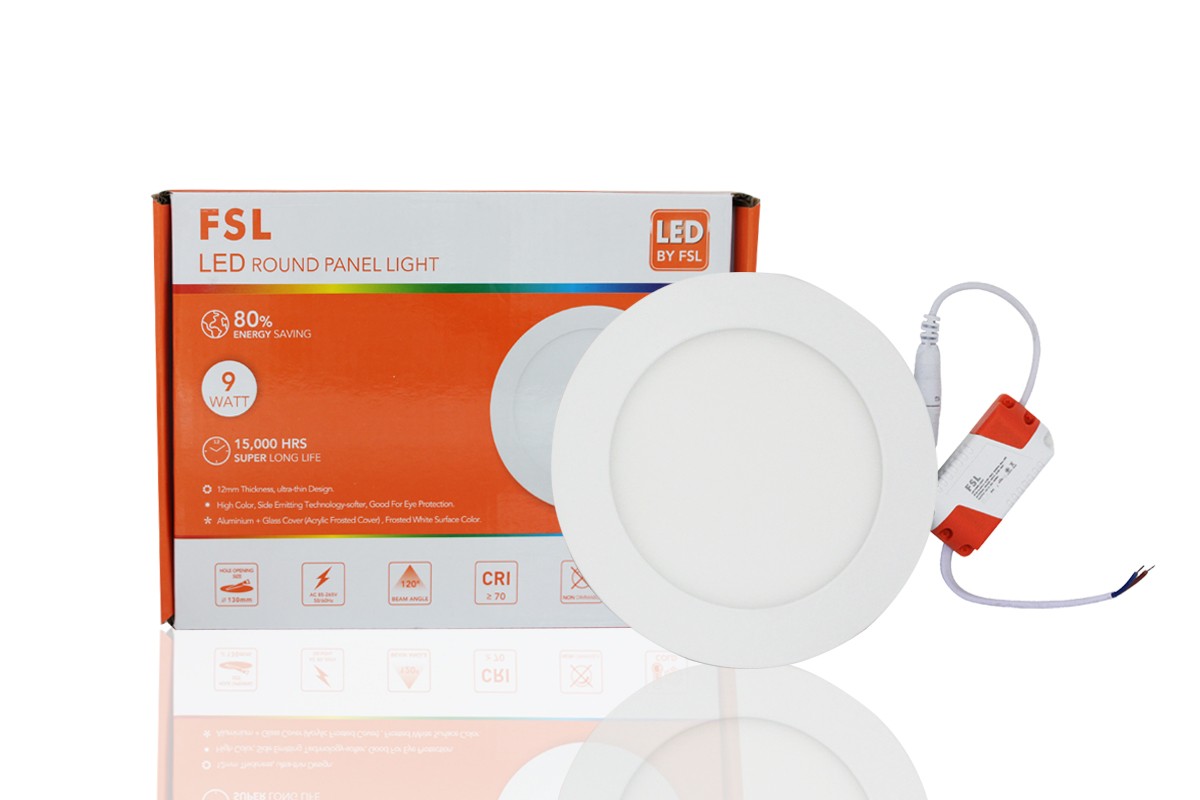 โคมฝังกลม FSL-PN-4-9W (CIRCLE) แสงขาวและวอร์มไวท์