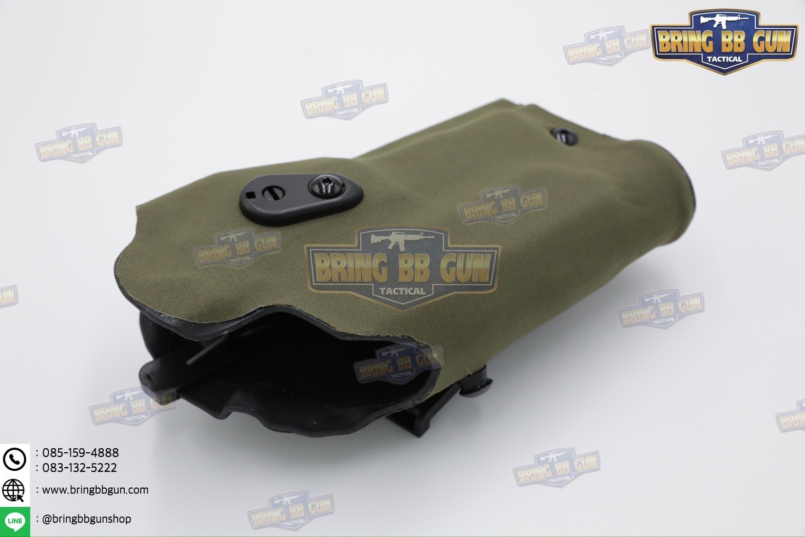 ซองปืนพกนอกปลดนิ้วโป้ง Sig Sauer P320 + ช่องไฟฉาย (ซองปืน 6354DO) (6354 DO) (P320 + X300)