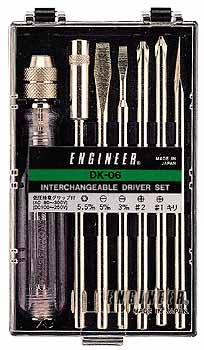 ENGINEER ไขควงชุดวัดไฟแบบเปลี่ยนหัวได้ 6 แบบ DK-06