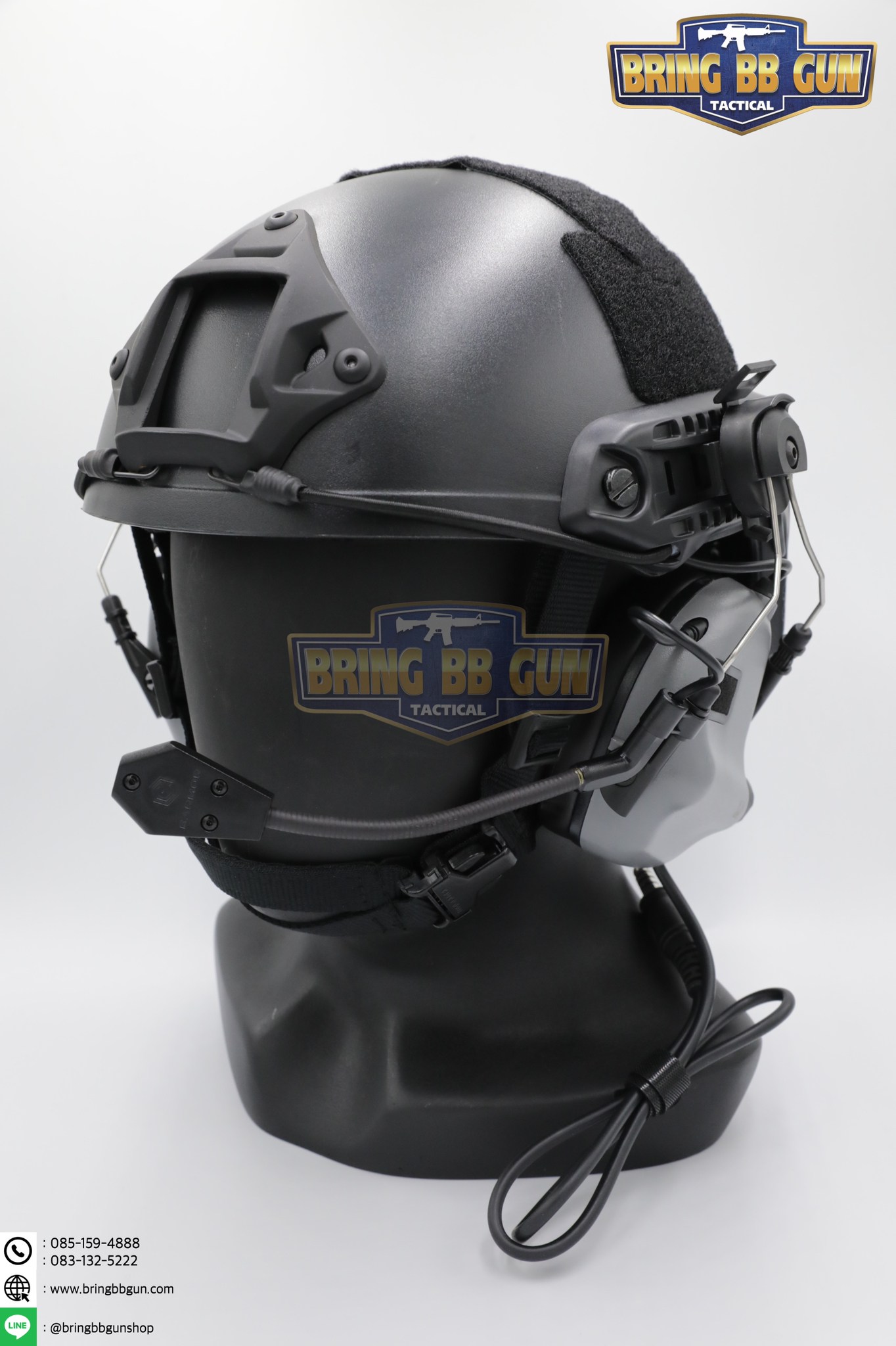 Helmet Rail Suspension Bracket (อแดปเตอร์ขาจับหูฟังใส่รางข้างหมวกฟาส)