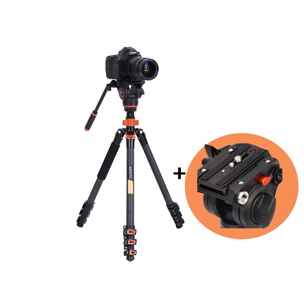 AI FOTTO AF2984+AH6 Video Tripod (Aluminium)