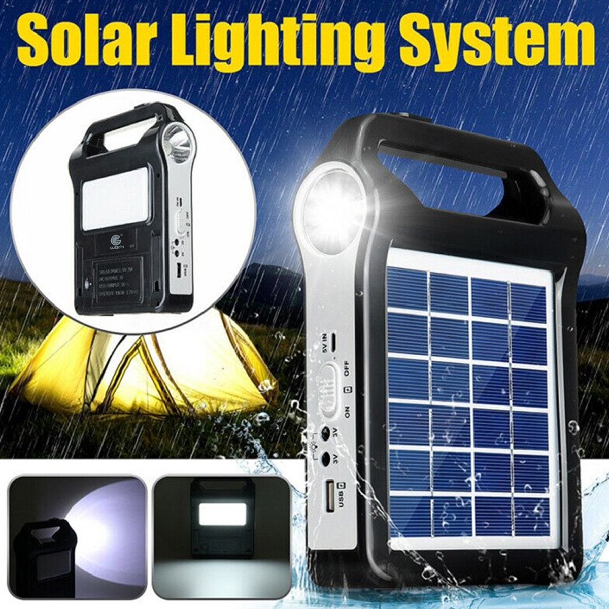 ชุดสำรองไฟ โซล่าเซลล์ แบบพกพา (อเนกประสงค์) IWC-SOLAR-ENERGY-KIT-150W