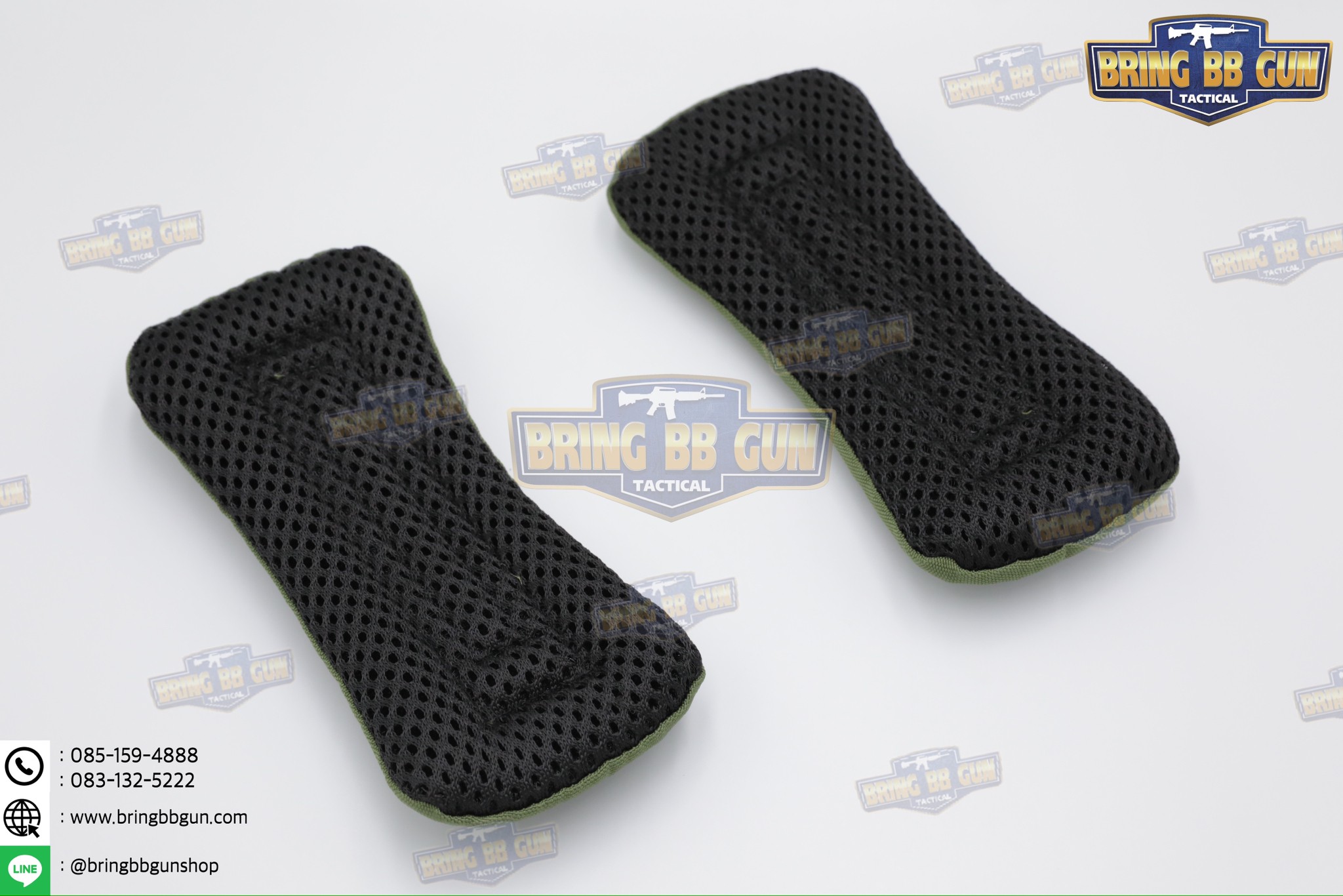 แผ่นรองบ่าติดเสื้อเวส รุ่น laser cut (แผ่นฟองน้ำรองบ่า) (Tactical Shoulder Pads) (Laser Cut Shoulder Pads)