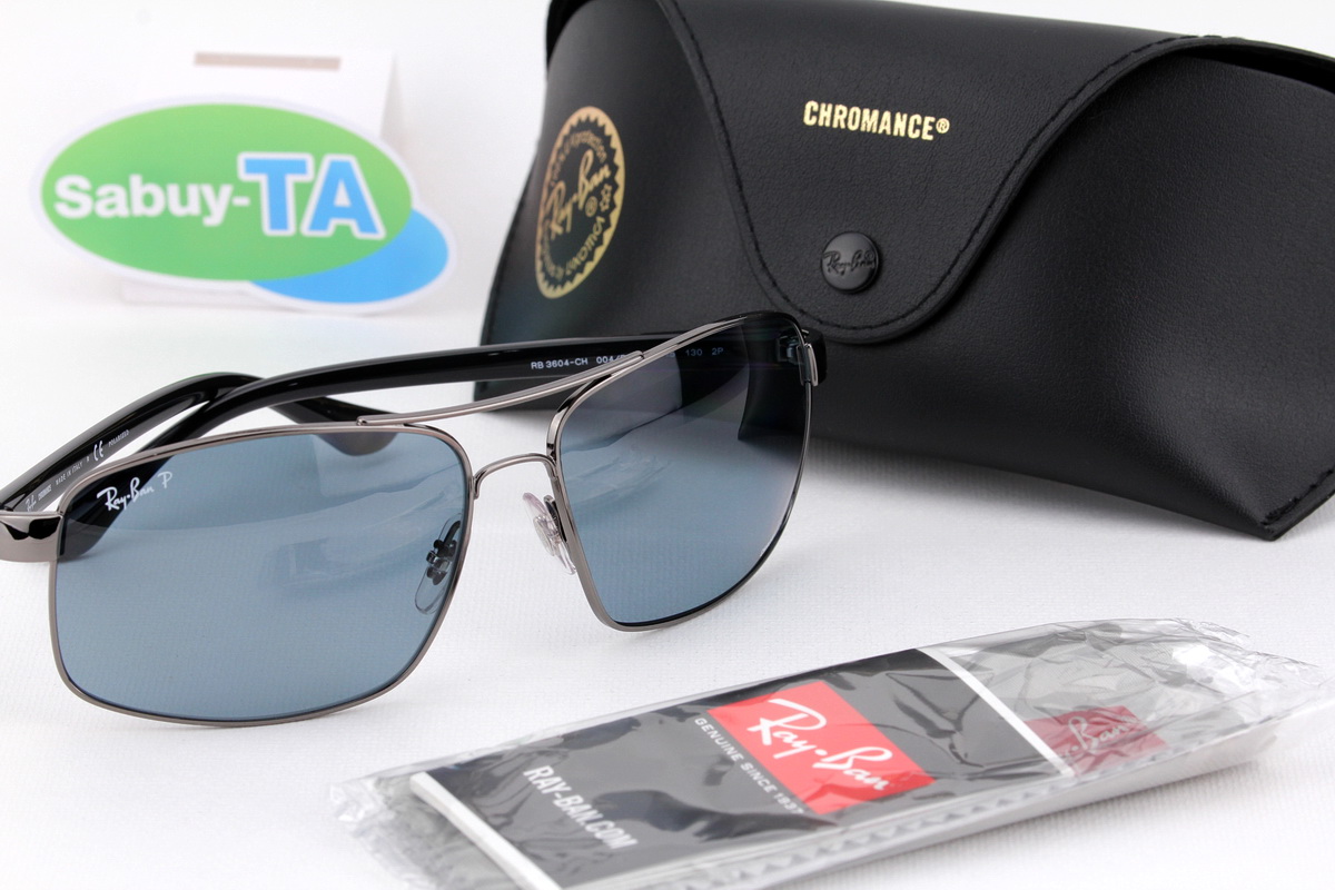 RayBan CHROMANCE RB3604CH 004/BA Polarized Lens