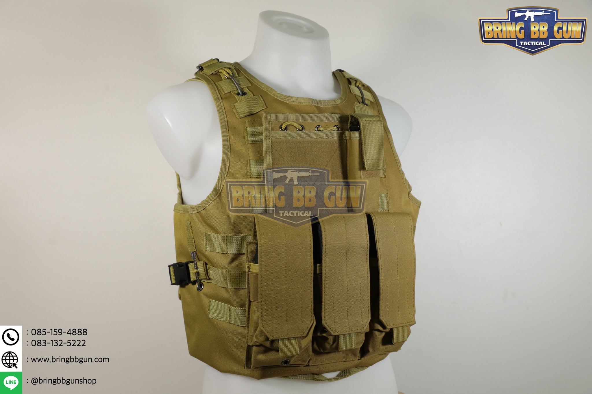 เสื้อเวส รุ่น สลิง (เสื้อเวสสลิง) (เวสสลิง) (เสื้อเกราะ Vest สลิง)