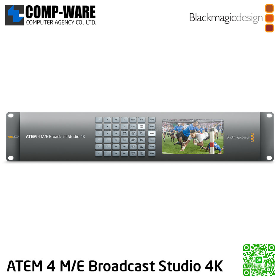ATEM 4 M/E Broadcast Studio 4K - Blackmagic Design