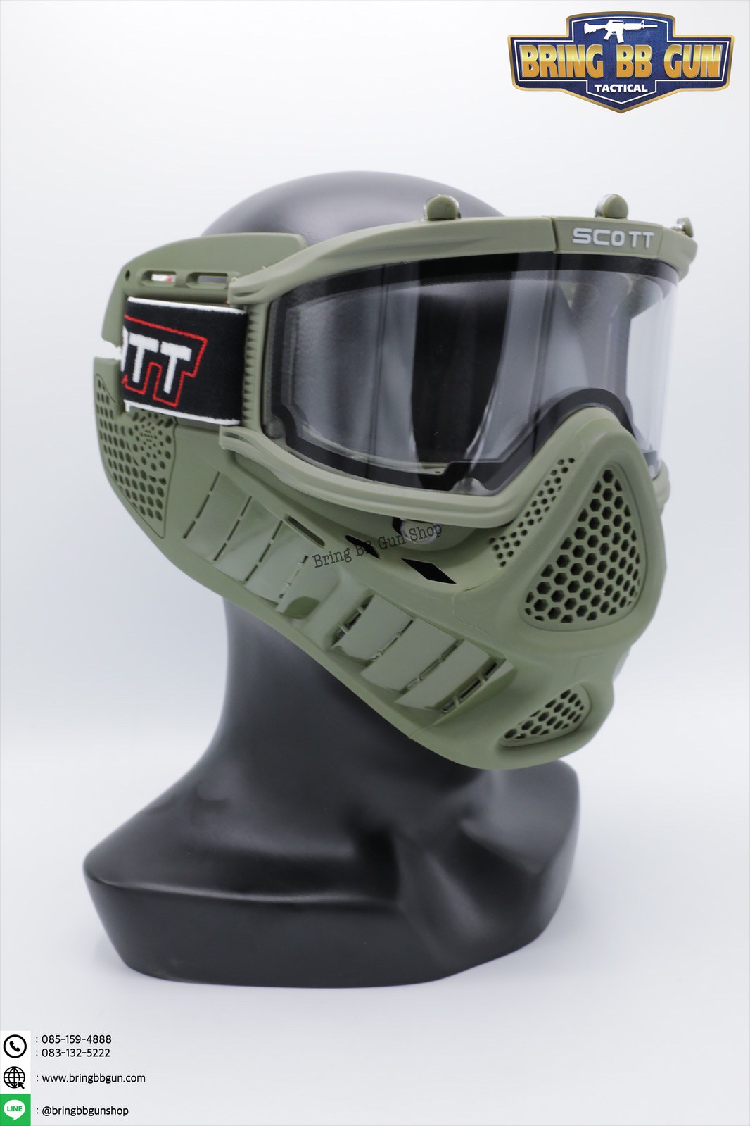 หน้ากาก Scott Mask เจน2 (รุ่นเลนส์สองชั้น)