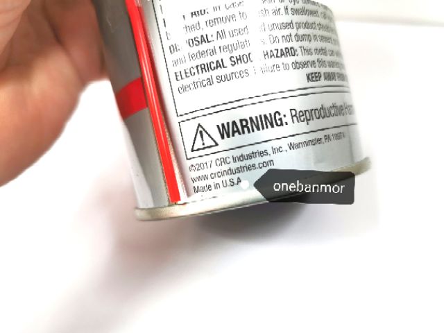 CRC นํ้ายาล้างเซ็นเซอร์แอร์โฟร์ Mass Air Flow Sensor Cleaner ขนาด 312 กรัม - แท้ชัวร์ ราคารวมVATแล้ว มีใบกำกับภาษี