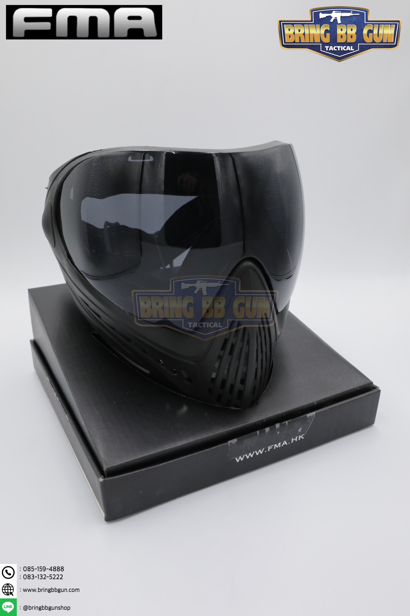 หน้ากาก F1 ยี่ห้อ FMA รุ่น เลนส์ 1 ชั้น