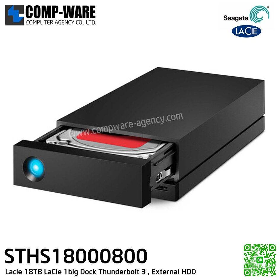 Seagate LaCie 18TB LaCie 1big Dock Thunderbolt3 [STHS18000800] 5Years Warranty