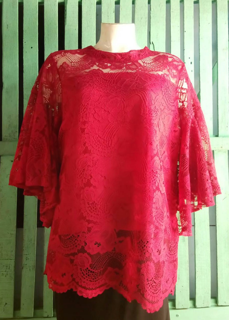 NNandNN Shop 3 0003 เสื้อลูกไม้ หลายสี 48"