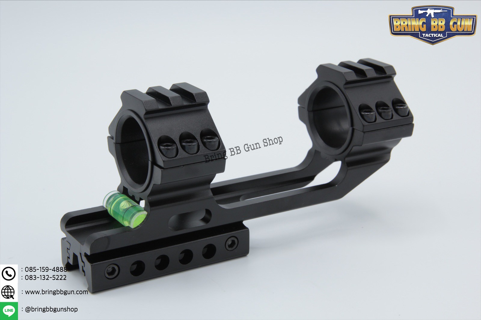 ขาจับกล้อง ราง11/20mm. ขนาดวง 25 และ 30mm (รุ่นB2)