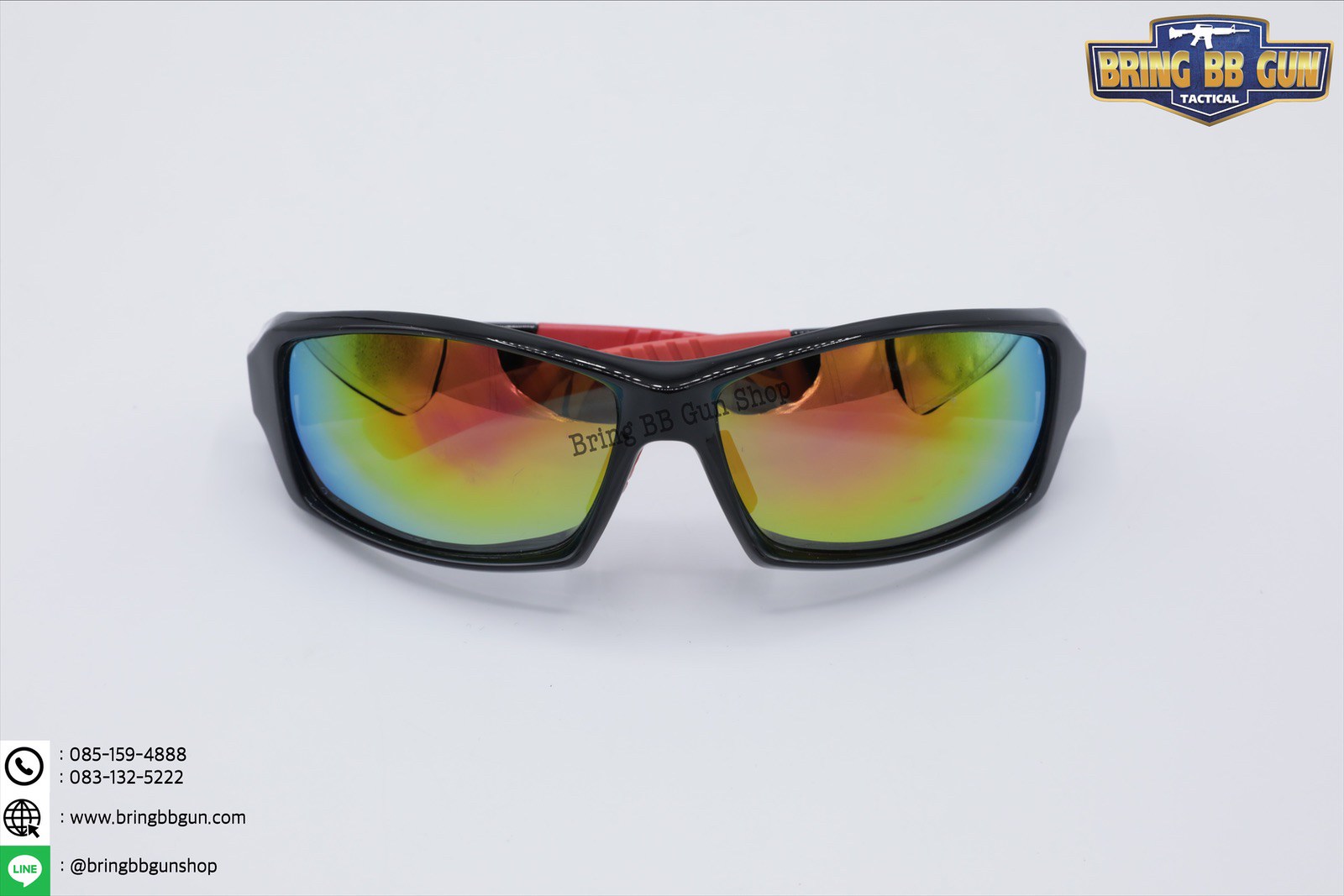 แว่นกันแดด เลนส์ Polarized (เลนส์โพลาไรซ์) รุ่น ทรงสปอร์ต 02