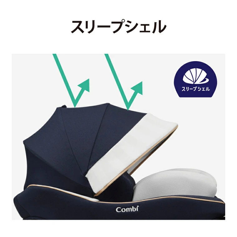 [สินค้าฝากขาย] คาร์ซีทมือสอง Combi Culmove Smart ISOFIX Egg Shock JL-590 Dark Grey