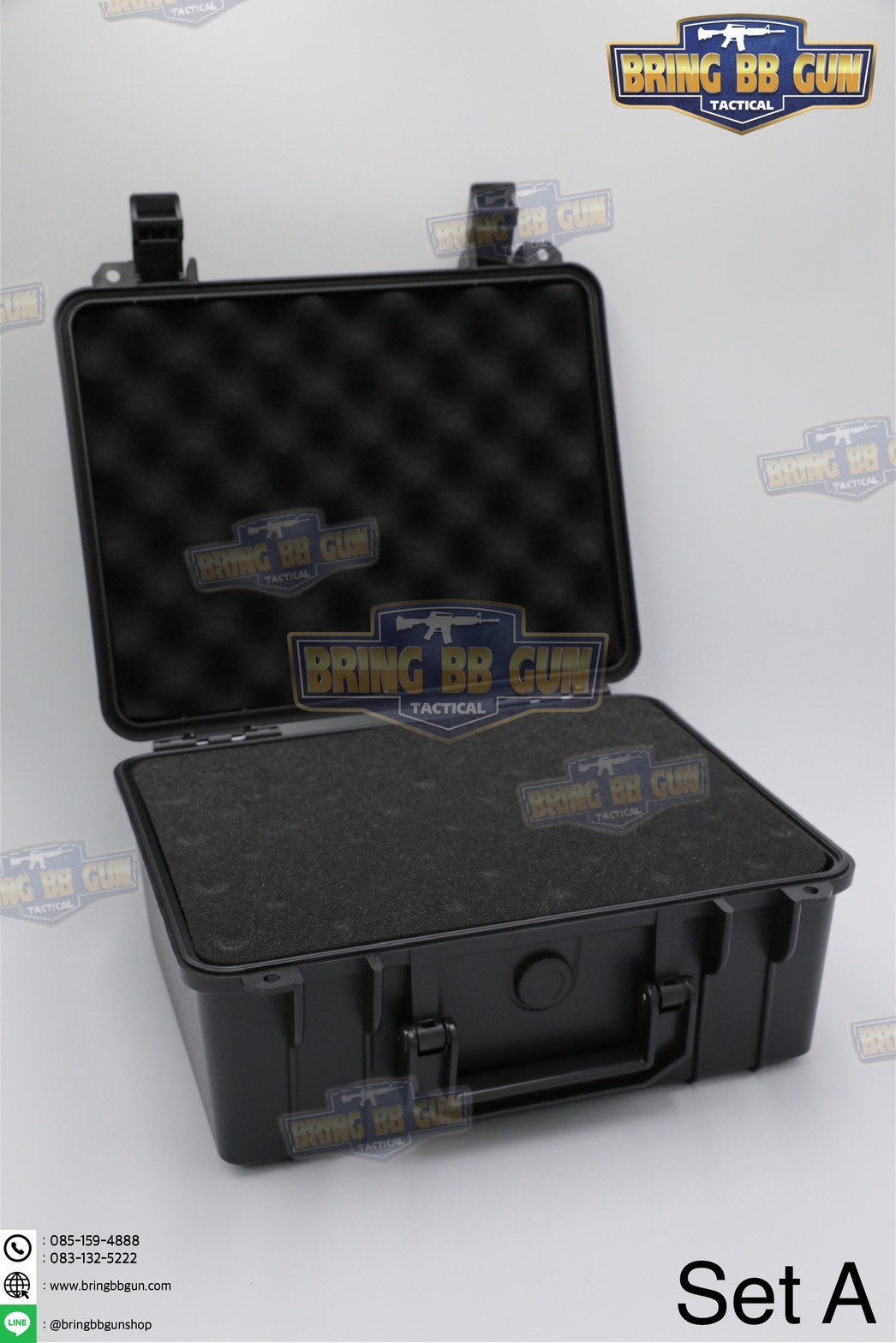 เคสกันกระแทก B9 (กล่องปืนสั้น B9) (กล่องมีดพับ B9) (Storage Box Built-in Sponge)