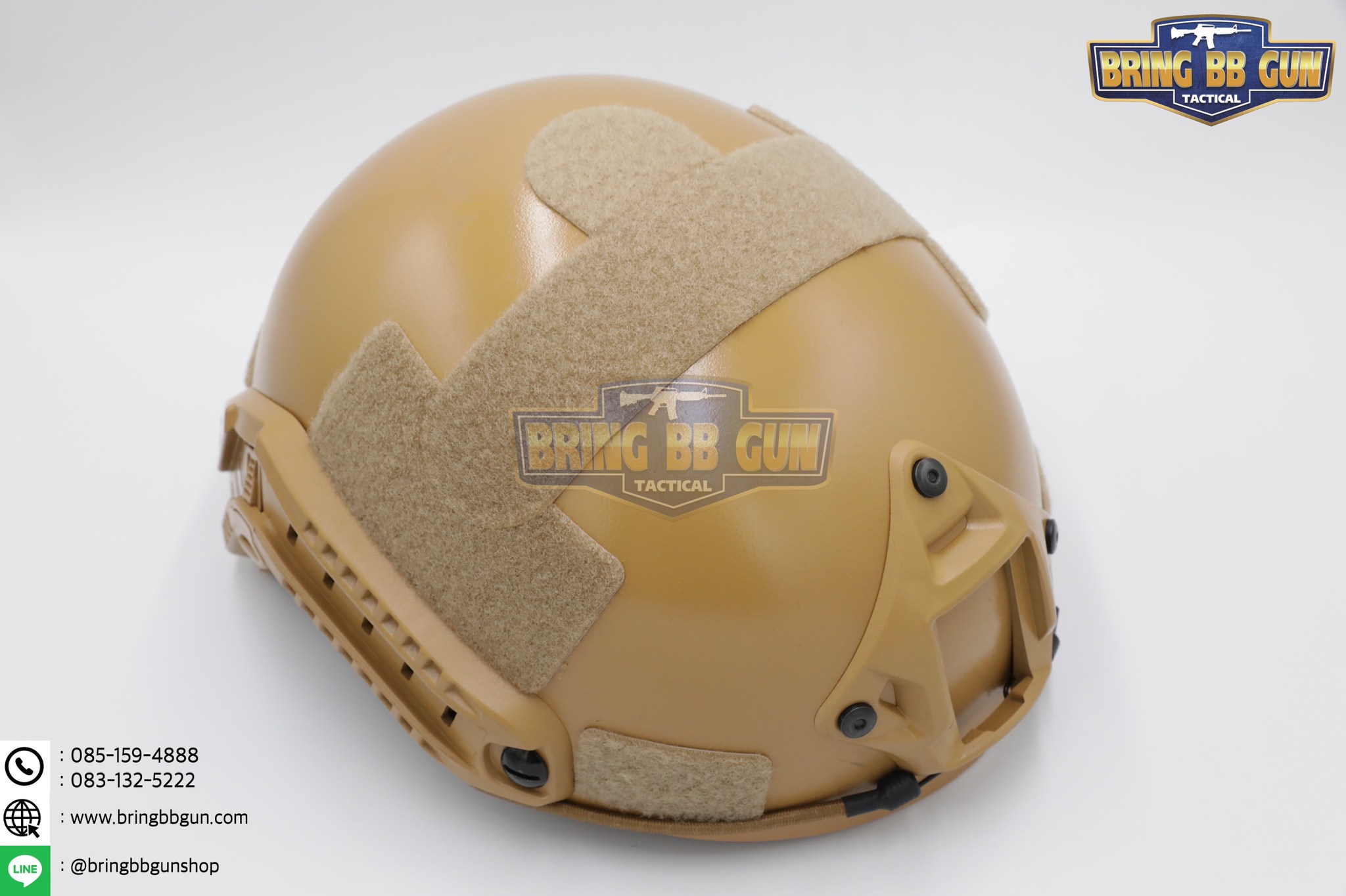 หมวก Fast (หมวกฟาส) (Fast Helmet MH type) รุ่น Strandard Version No holes