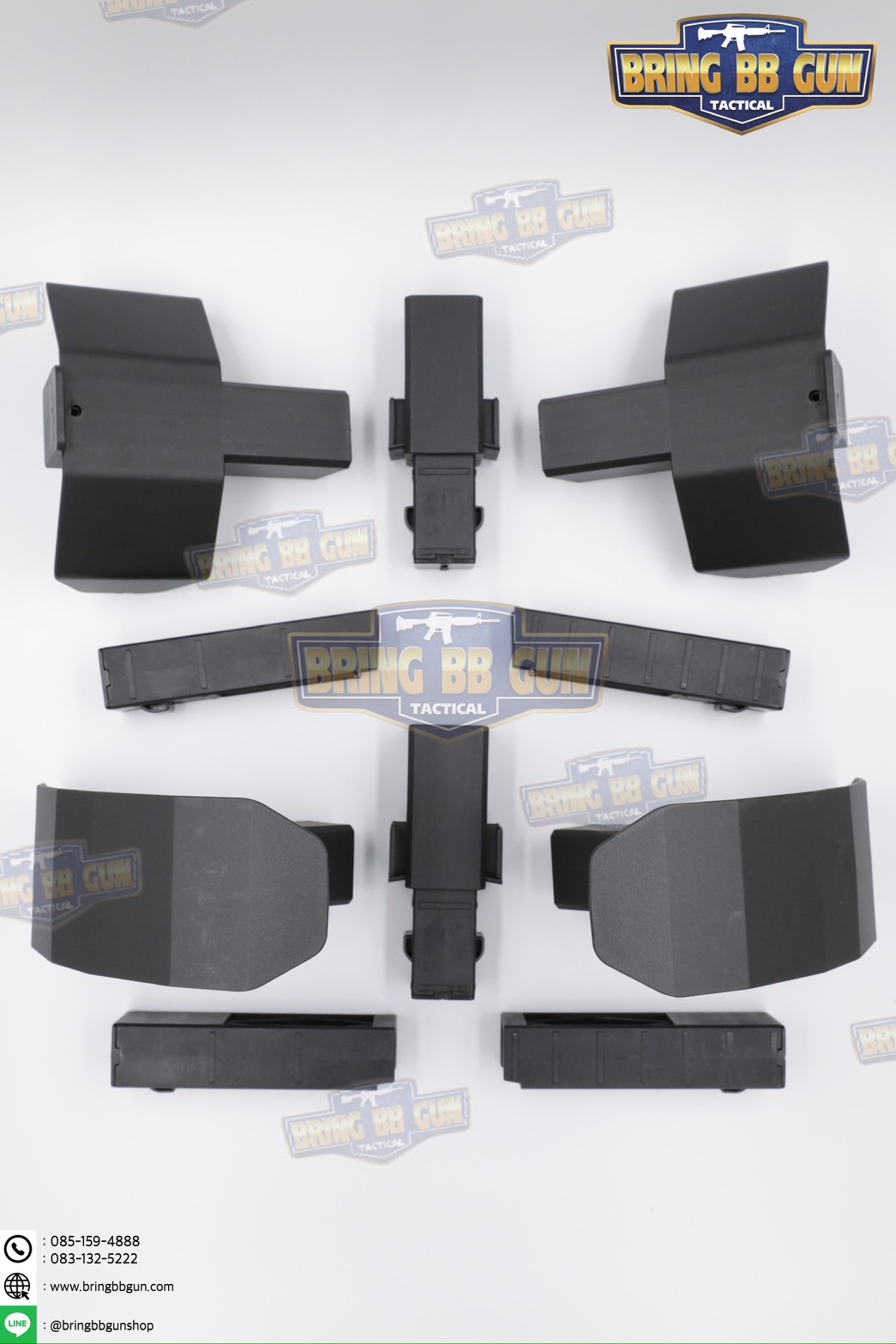 แท่นวางหมวก-เสื้อเวส-เข็มขัด (เสาแขวนหมวก-เสื้อเวส-เข็มขัด) (ที่แขวนอเนกประสงค์) (Equipment Display Stand)