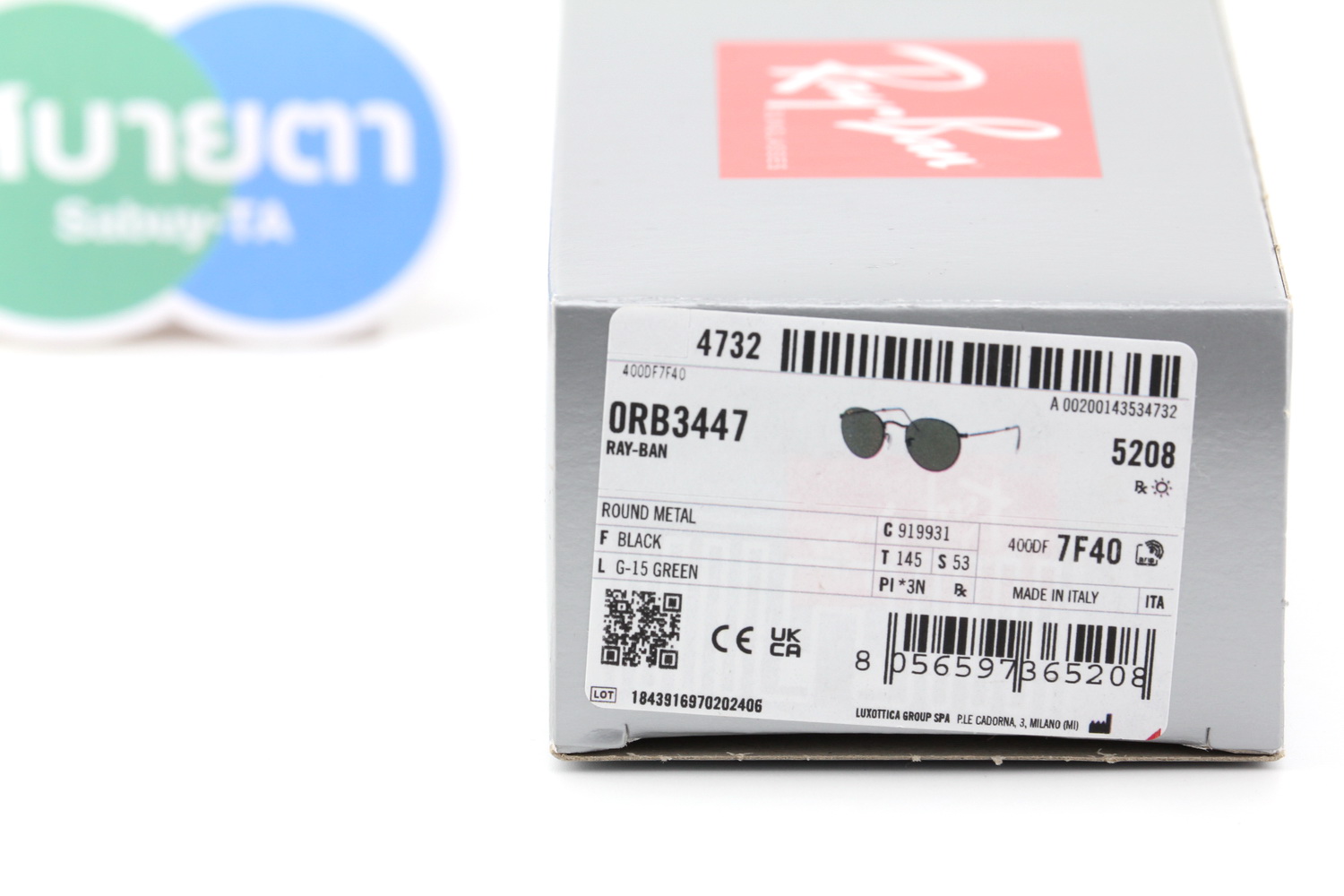 RayBan Round Metal RB3447 919931 Legend Gold