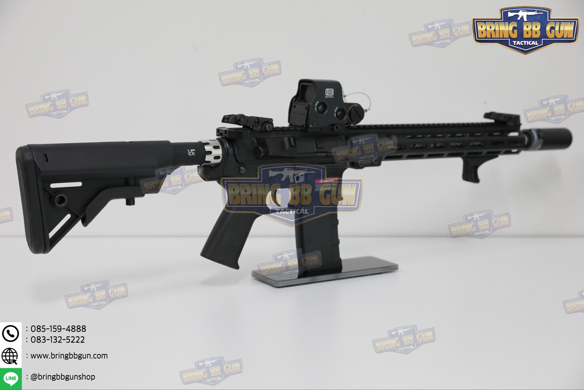 ขาตั้งปืนยาว (ฐานกระจก) (AR Display Stand)