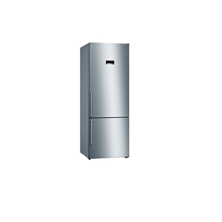 VarioInverter, VitaFresh , ความจุ17.8Q, Bottom Freezer บานประตูแบบแสตนเลสตีล สวยงาม ป้องกันรอยนิ้วมือ KGN56XI40J