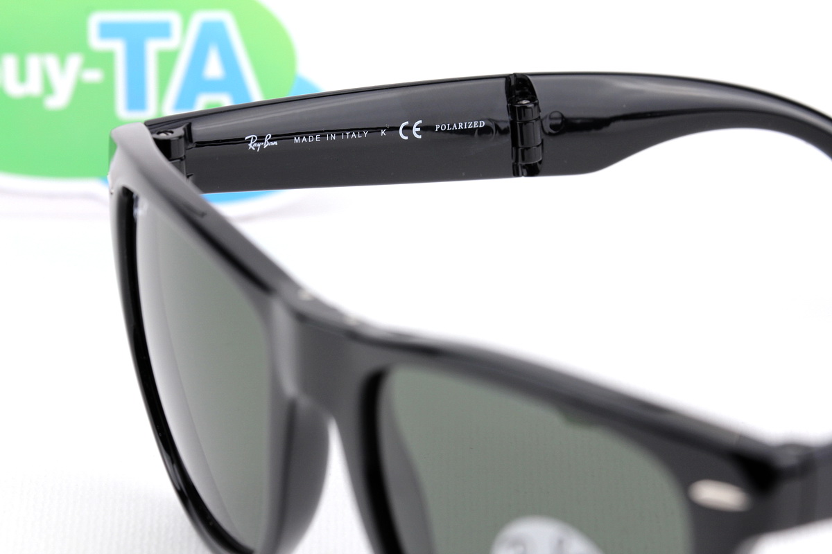 RayBan Folding Wayfarer RB4105 601/58 Polarized Lens 54 mm.