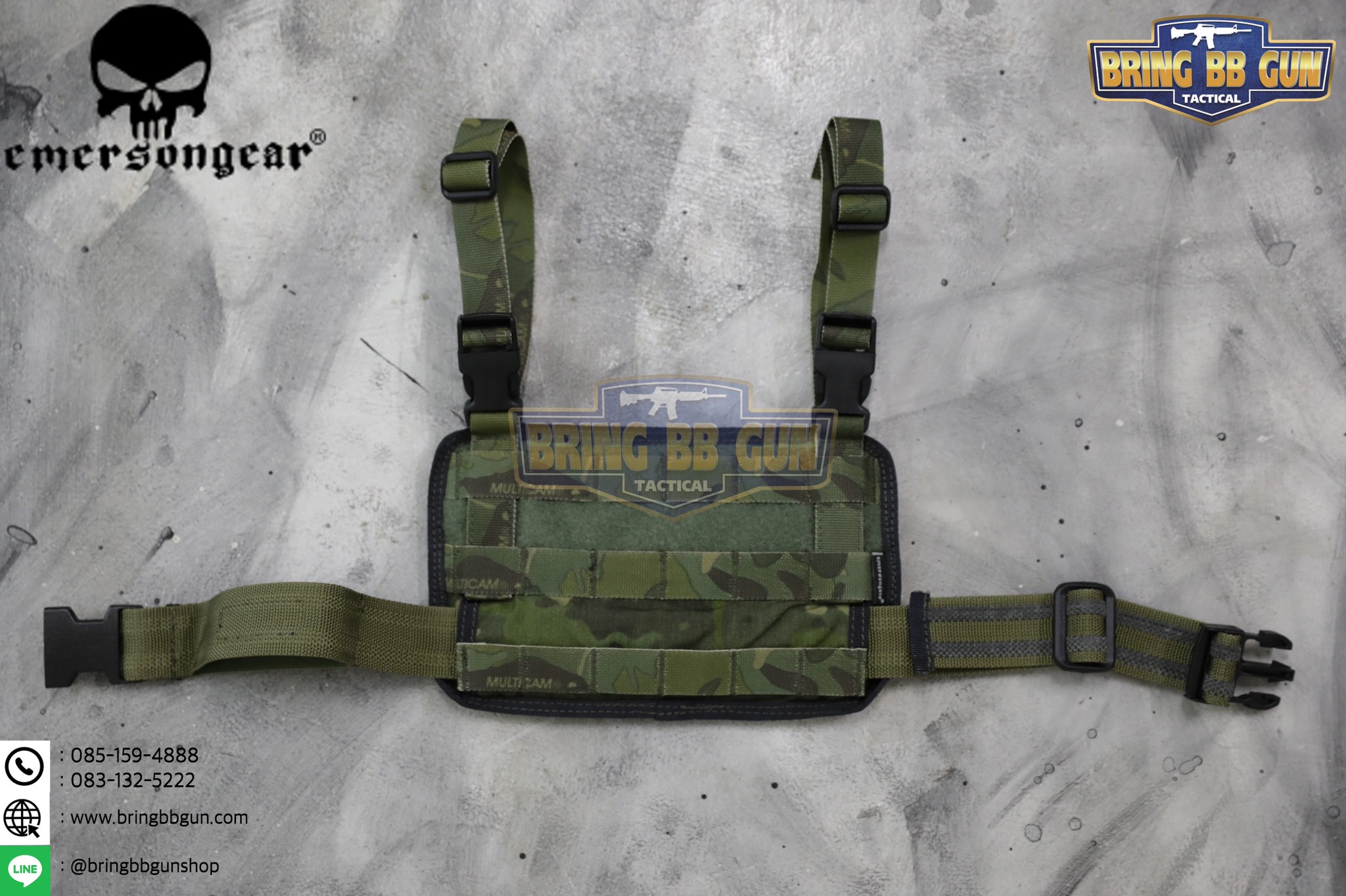 เพลทรัดต้นขาแบบ Molle ยี่ห้อ Emerson (Drop Leg Molle)