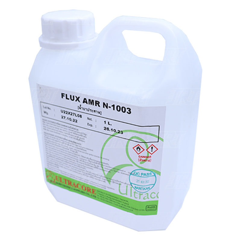 น้ำยา FLUX AMR-N1003 | 99-06-0513 | Ultracore | น้ายาประสานชนิดน้ำ | ใช้สำหรับลวดบัดกรีแบบ Lead Free