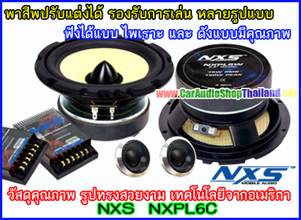 ลำโพงแยกชิ้น 6.5 นิ้ว คุณภาพสูง NXS NXPL6C
