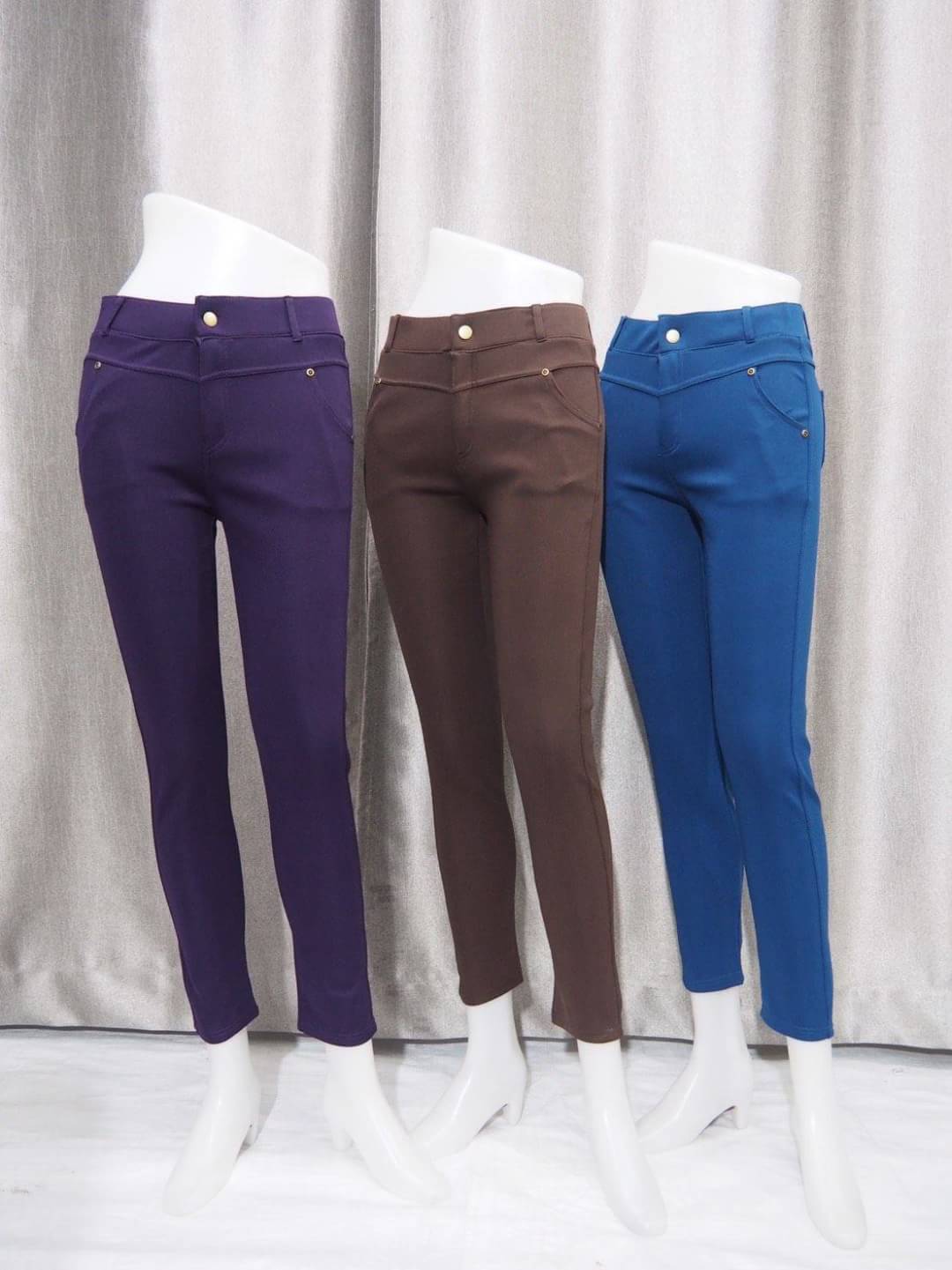 NNandNN Shop 7 0003 กางเกงผ้าเกาหลี ซิบด้านหน้า
