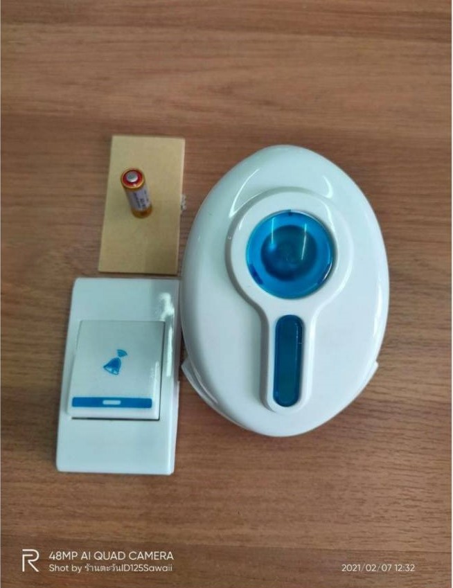 0000656 ออดบ้าน กริ่งประตูบ้าน ออดเดี่ยว กระดิ่ง กระดิ่งหน้าบ้าน กริ่ง