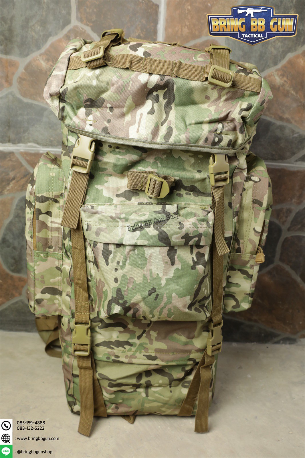 กระเป๋าเป้ รุ่นโครงเหล็ก